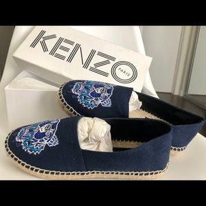 KENZO ESPADRILLES Navy blue EU36 us5.5 women